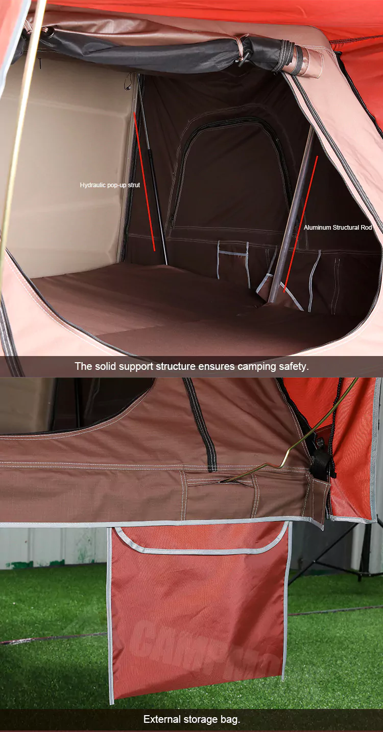 Hard Shell Canvas SUV clamshell Roof Tent 02I11 02